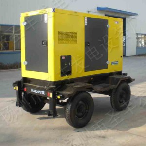 20-50KW4輪移動低噪音柴油發(fā)電機(jī)組
