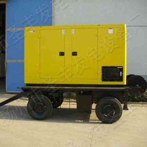 移動4輪120KW低噪音柴油發(fā)電機(jī)組