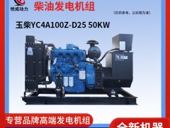 50KW玉柴柴油發電機組 現貨視頻YC4A100Z-D25